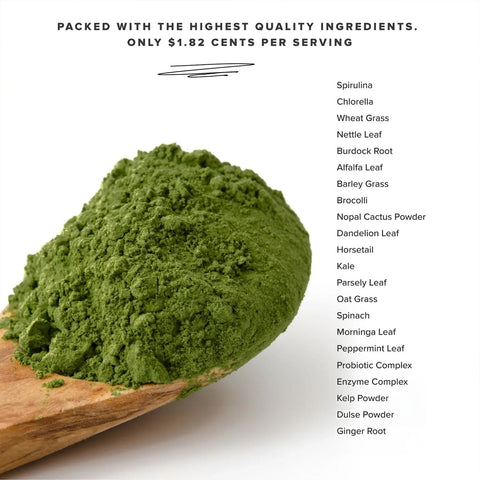 Super Greens Powder - for daily energy (one month supply)